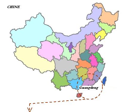 Carte de Chine
