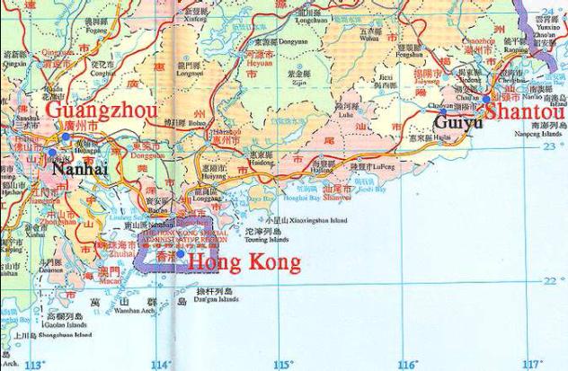 Carte de Chine_Guiyu